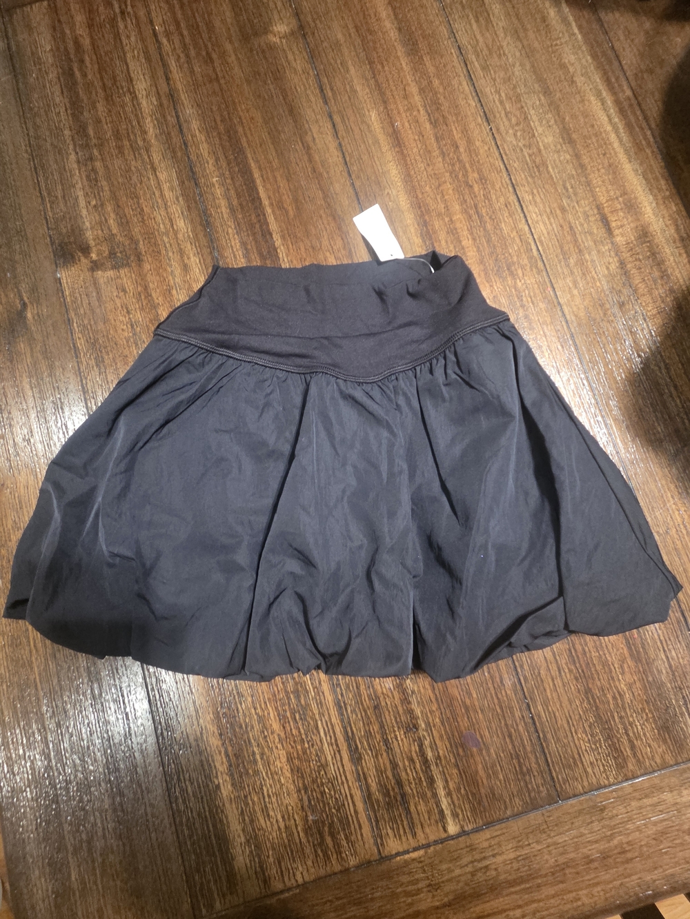 Black Bubble Skort - Women